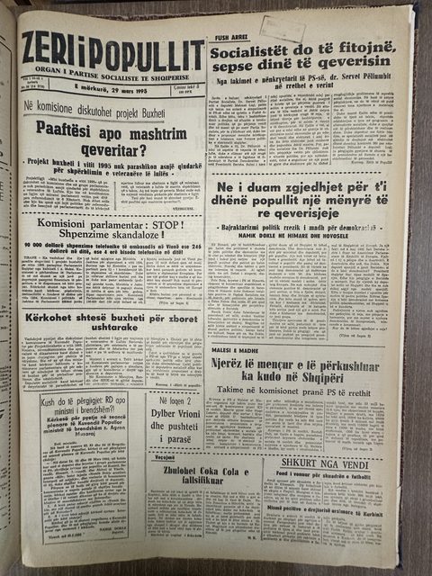 Zëri i Popullit 1995-03-29