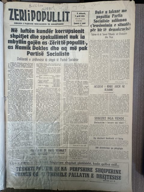 Zëri i Popullit 1995-04-01
