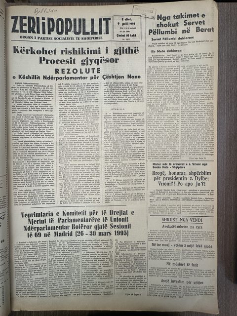 Zëri i Popullit 1995-04-09