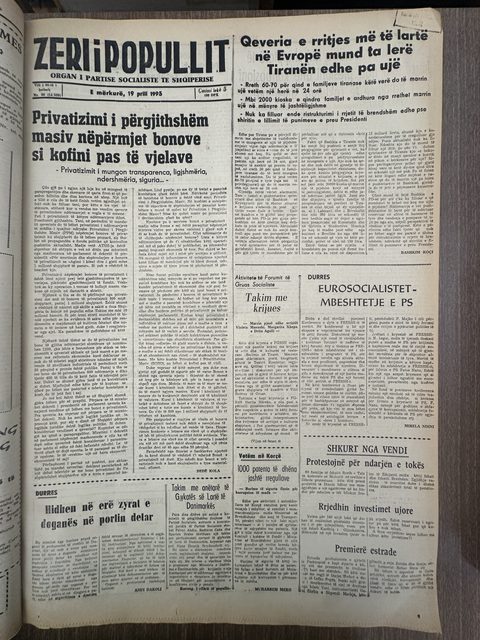 Zëri i Popullit 1995-04-19