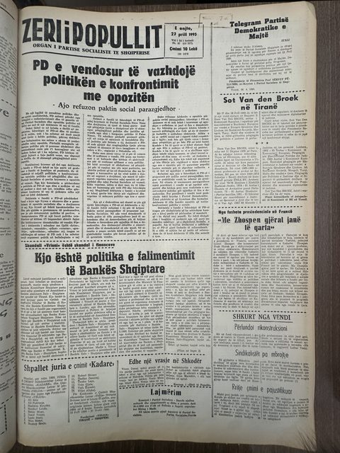 Zëri i Popullit 1995-04-27