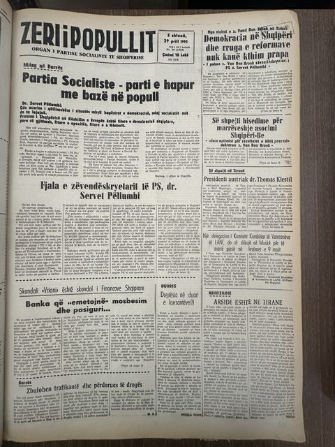 Zëri i Popullit 1995-04-29