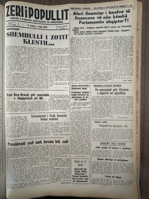 Zëri i Popullit 1995-05-04
