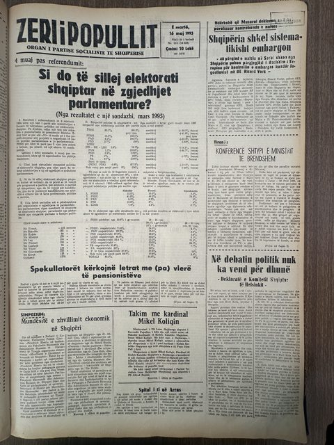 Zëri i Popullit 1995-05-16