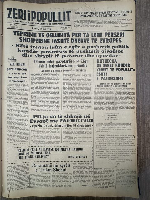 Zëri i Popullit 1995-05-21