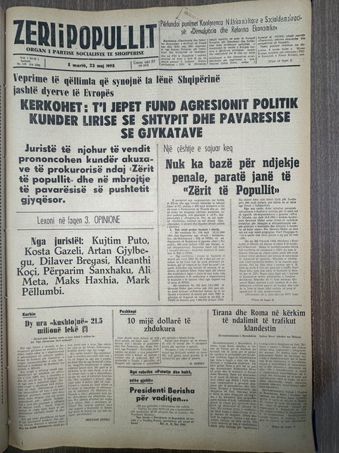 Zëri i Popullit 1995-05-23