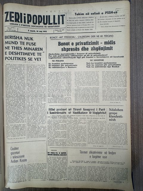 Zëri i Popullit 1995-05-30