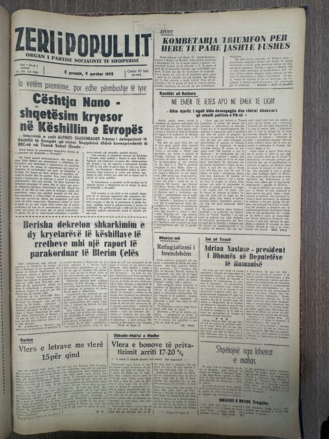 Zëri i Popullit 1995-06-09
