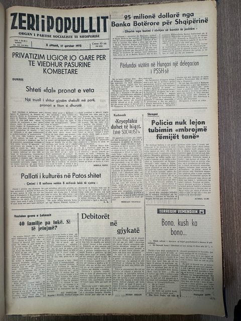 Zëri i Popullit 1995-06-17
