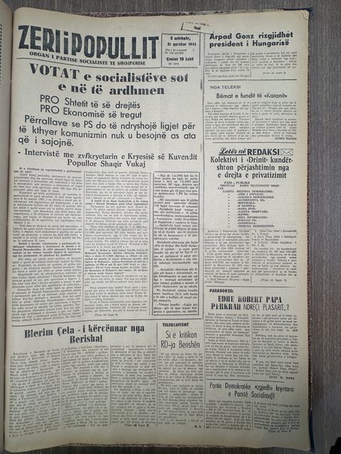 Zëri i Popullit 1995-06-21