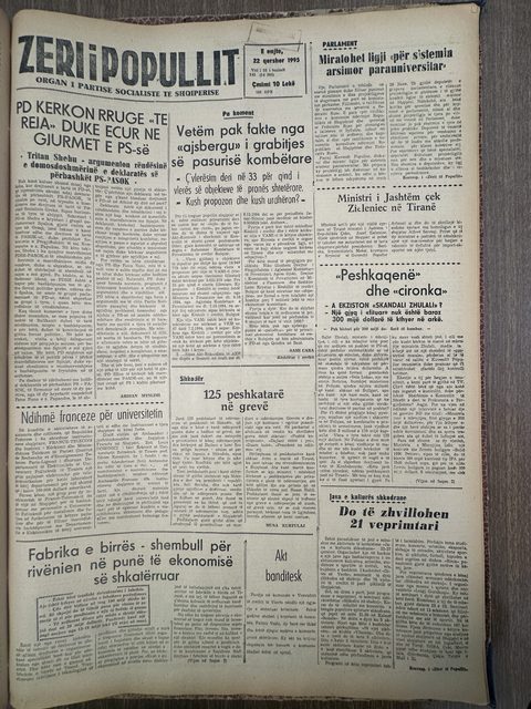Zëri i Popullit 1995-06-22