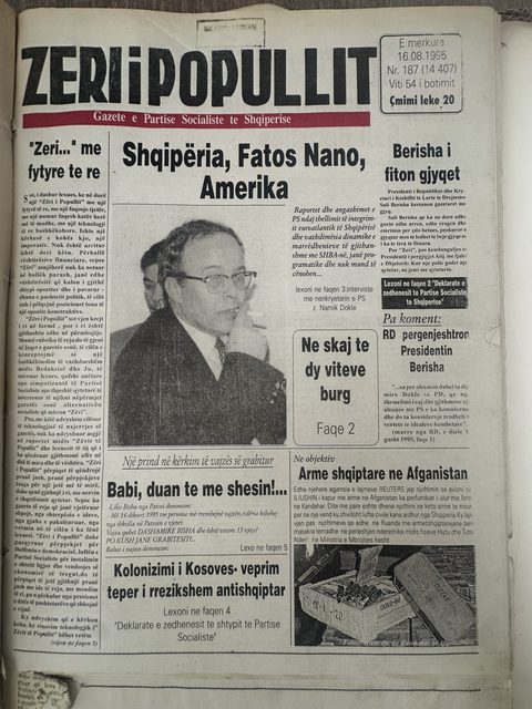 Zëri i Popullit 1995-08-16