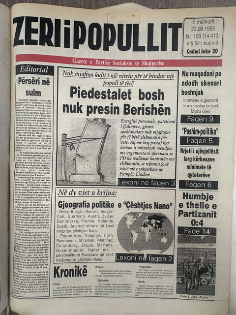 Zëri i Popullit 1995-08-23