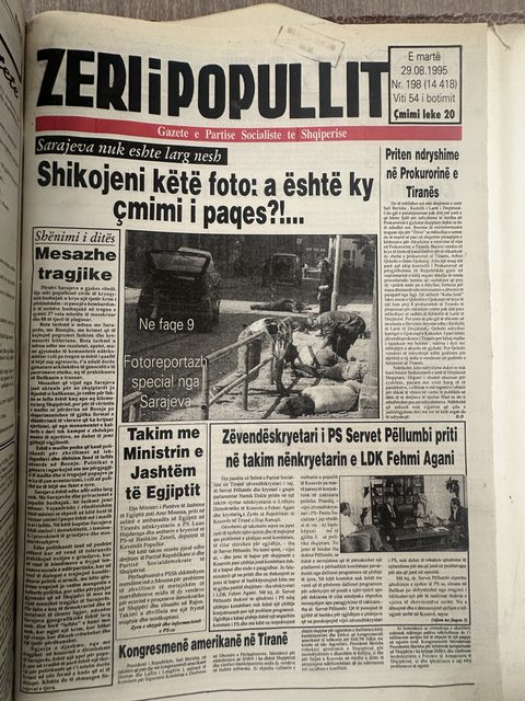 Zëri i Popullit 1995-08-29