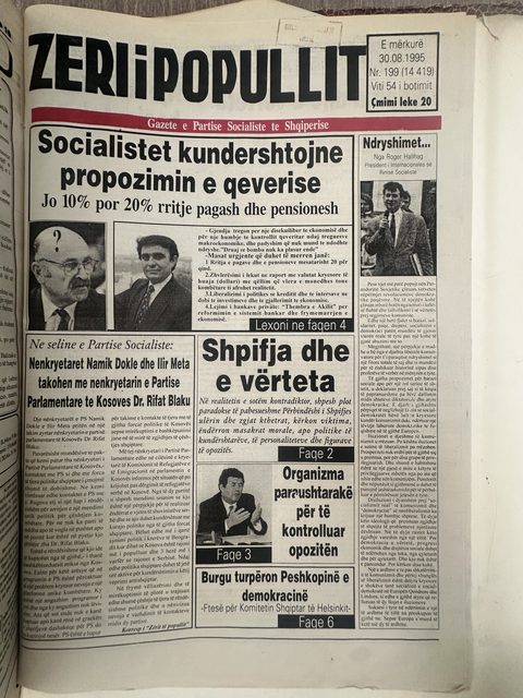 Zëri i Popullit 1995-08-30