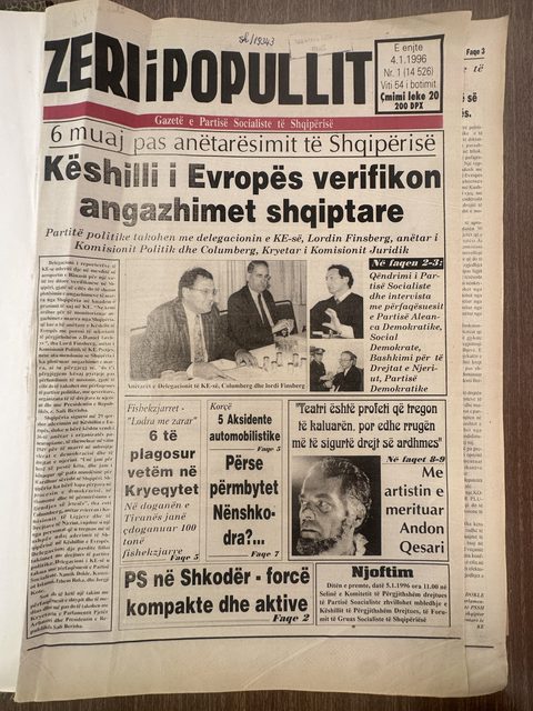 Zëri i Popullit 1996-01-04