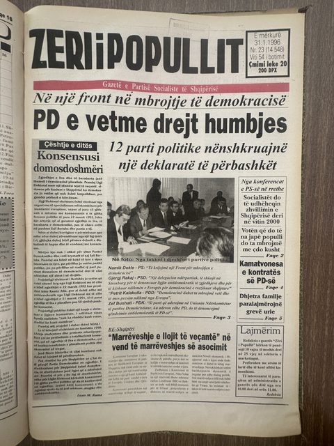 Zëri i Popullit 1996-01-31