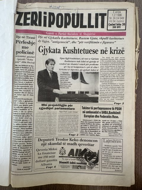 Zëri i Popullit 1996-02-01