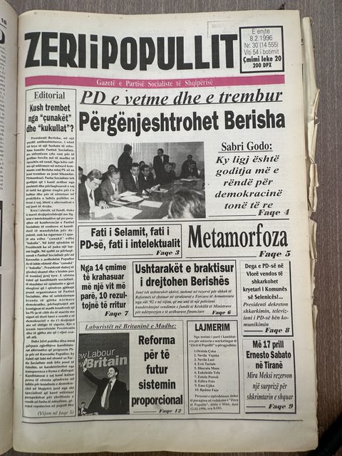 Zëri i Popullit 1996-02-08