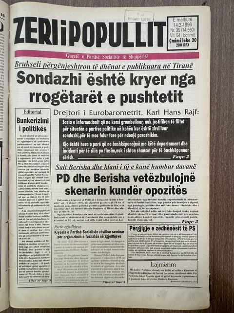 Zëri i Popullit 1996-02-14