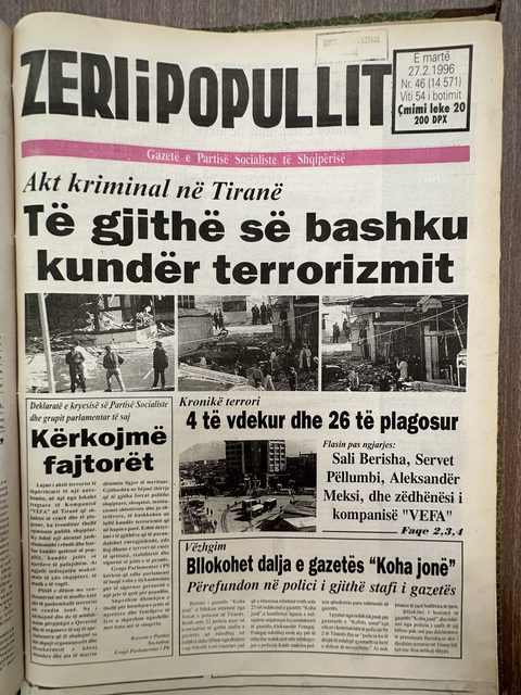 Zëri i Popullit 1996-02-27