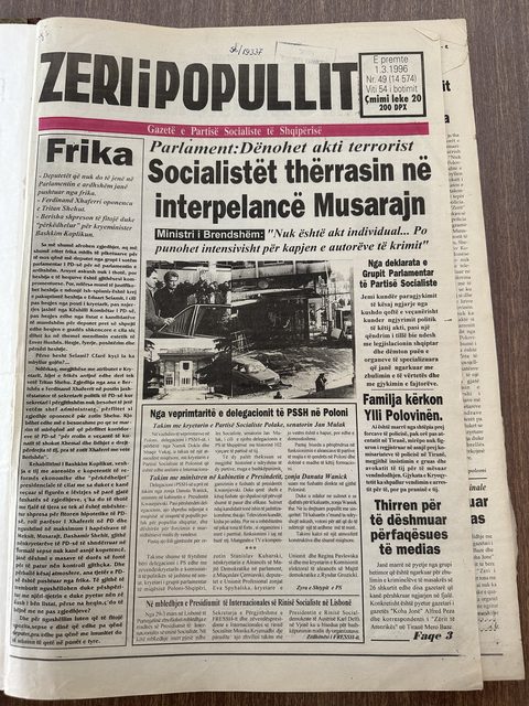 Zëri i Popullit 1996-03-01