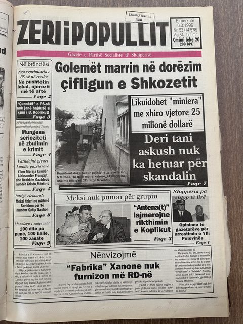 Zëri i Popullit 1996-03-06