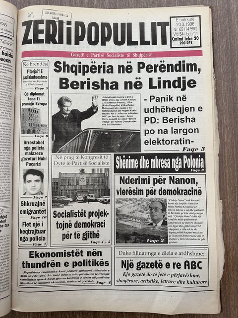 Zëri i Popullit 1996-03-20