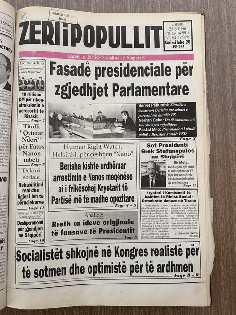 Zëri i Popullit 1996-05-23