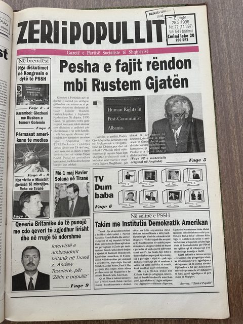 Zëri i Popullit 1996-03-28