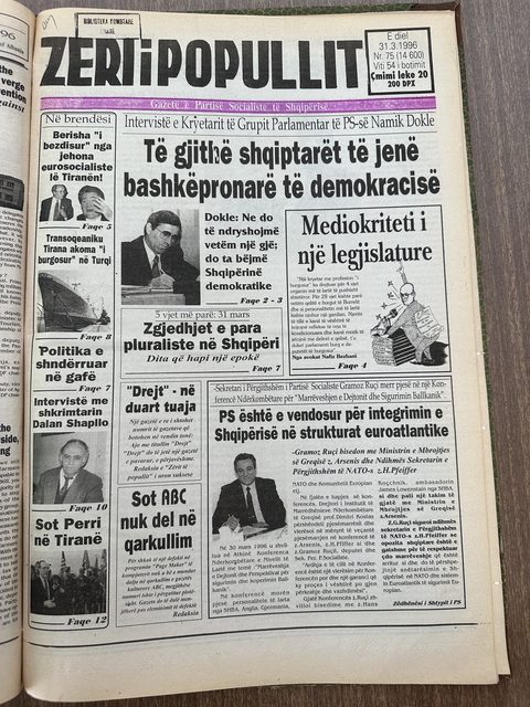 Zëri i Popullit 1996-03-31
