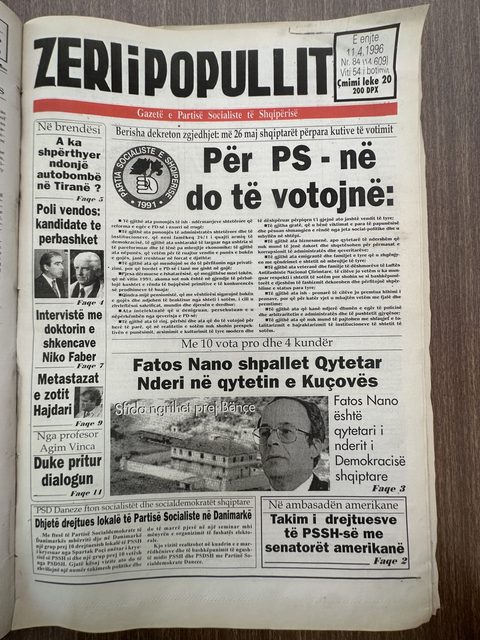 Zëri i Popullit 1996-04-11