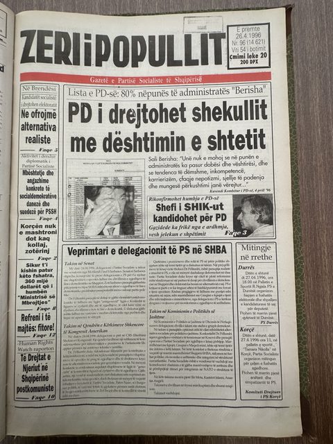 Zëri i Popullit 1996-04-26
