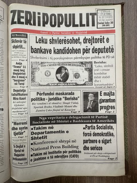 Zëri i Popullit 1996-04-27