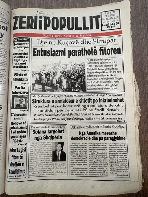 Zëri i Popullit 1996-05-03