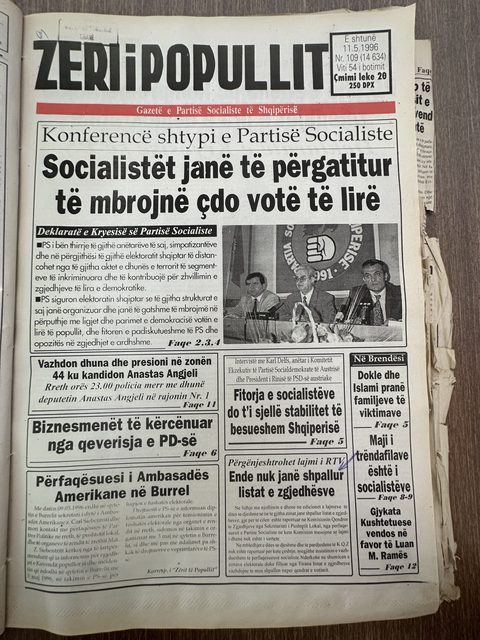 Zëri i Popullit 1996-05-11