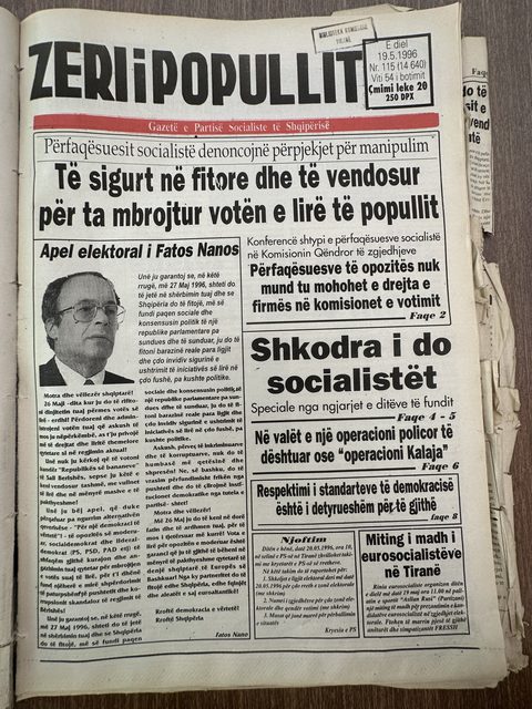 Zëri i Popullit 1996-05-19