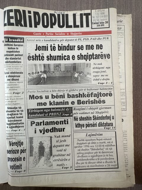 Zëri i Popullit 1996-06-01