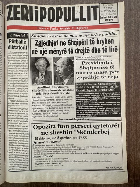 Zëri i Popullit 1996-06-07