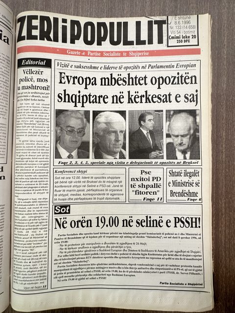 Zëri i Popullit 1996-06-08