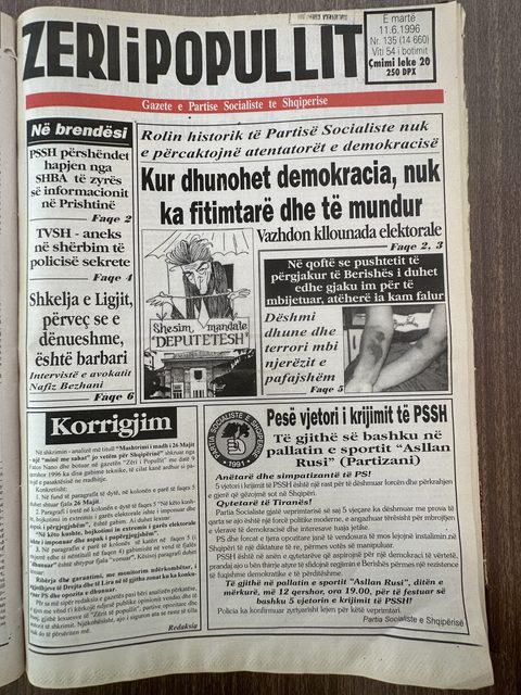 Zëri i Popullit 1996-06-11