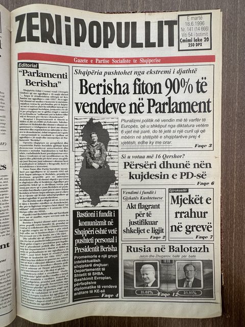 Zëri i Popullit 1996-06-18