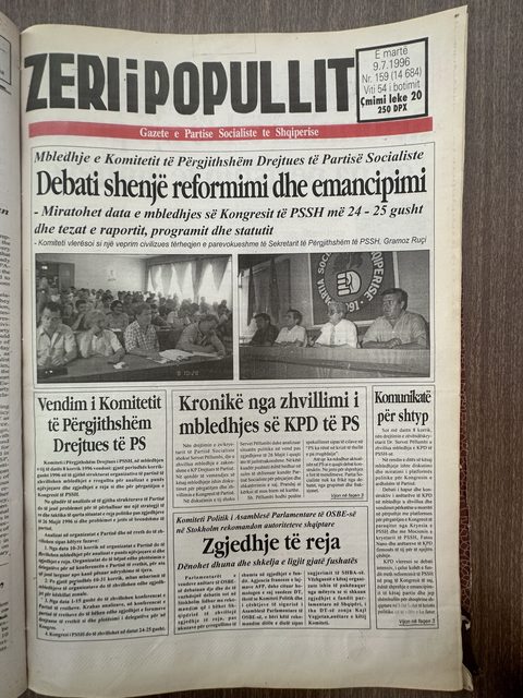 Zëri i Popullit 1996-07-09
