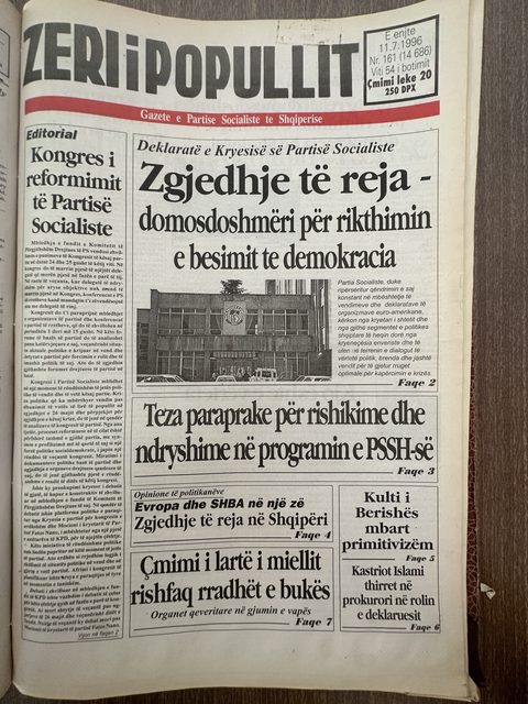 Zëri i Popullit 1996-07-11