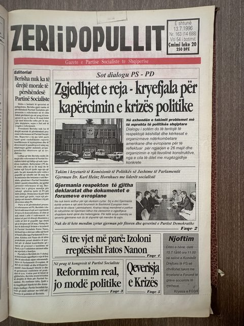Zëri i Popullit 1996-07-13