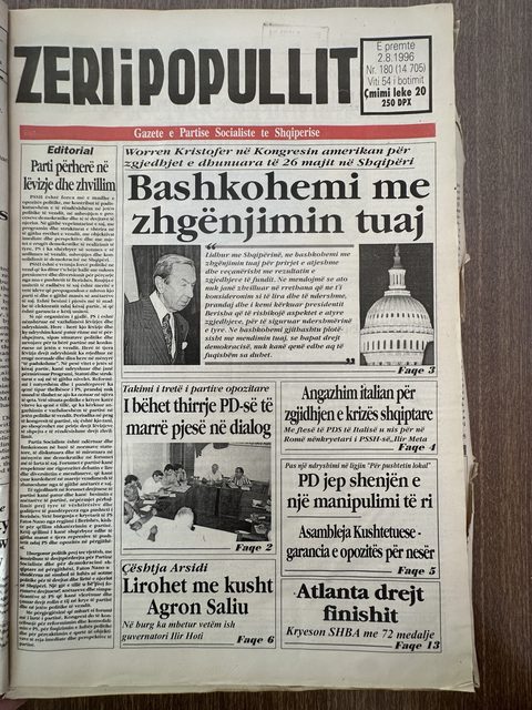 Zëri i Popullit 1996-08-02