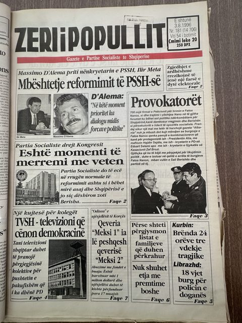 Zëri i Popullit 1996-08-03