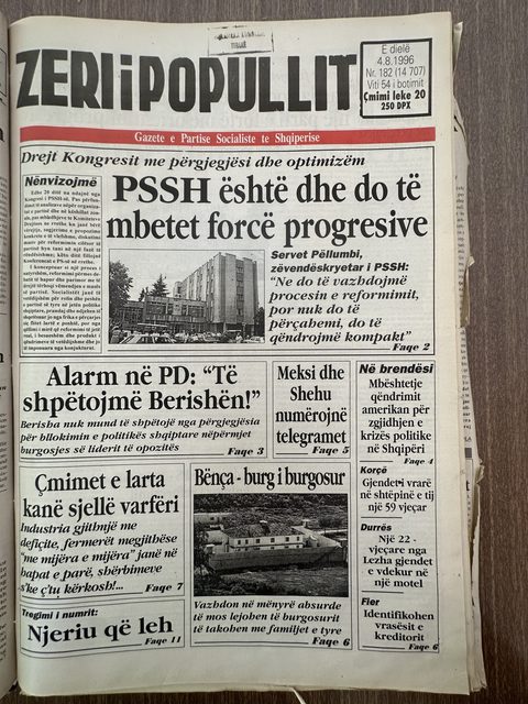 Zëri i Popullit 1996-08-04