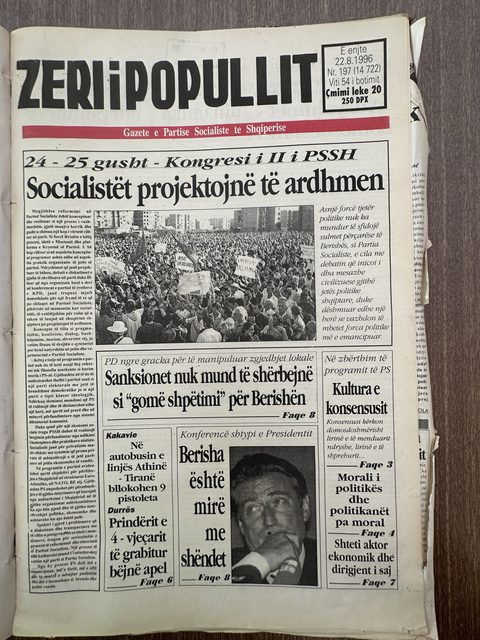 Zëri i Popullit 1996-08-22