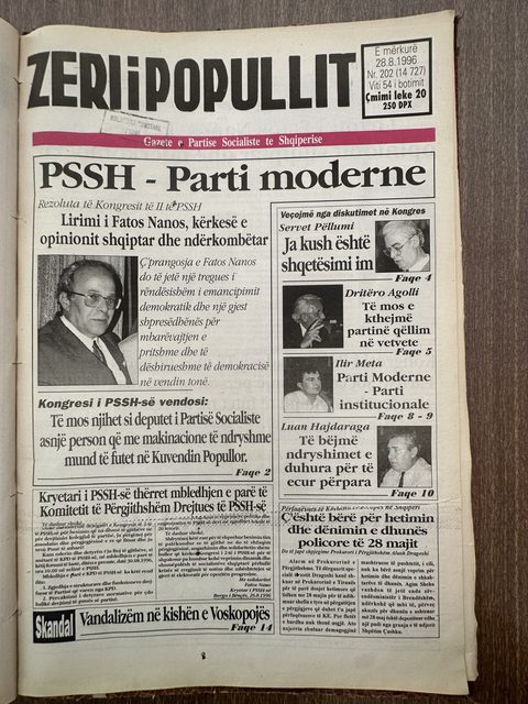 Zëri i Popullit 1996-08-28